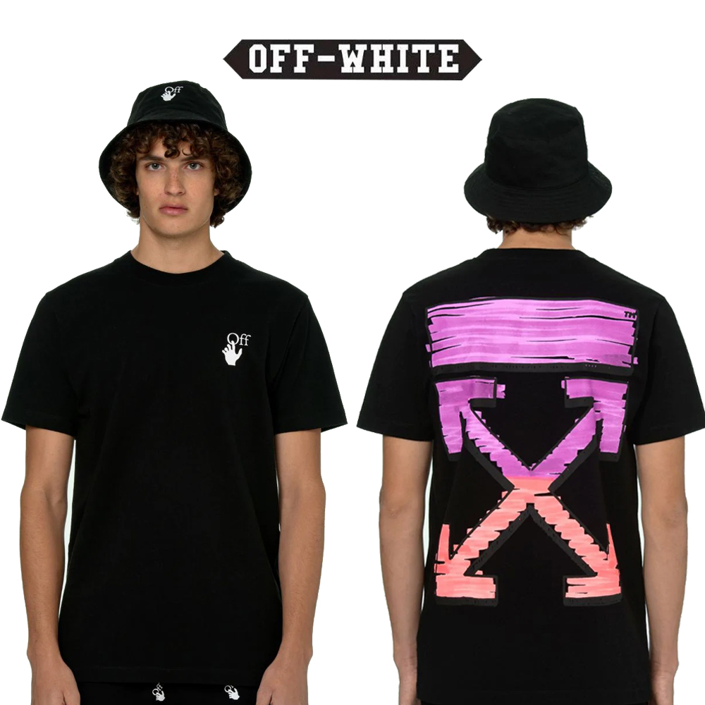 Off-white アローロゴ Tシャツ ブラック 黒 サイズM